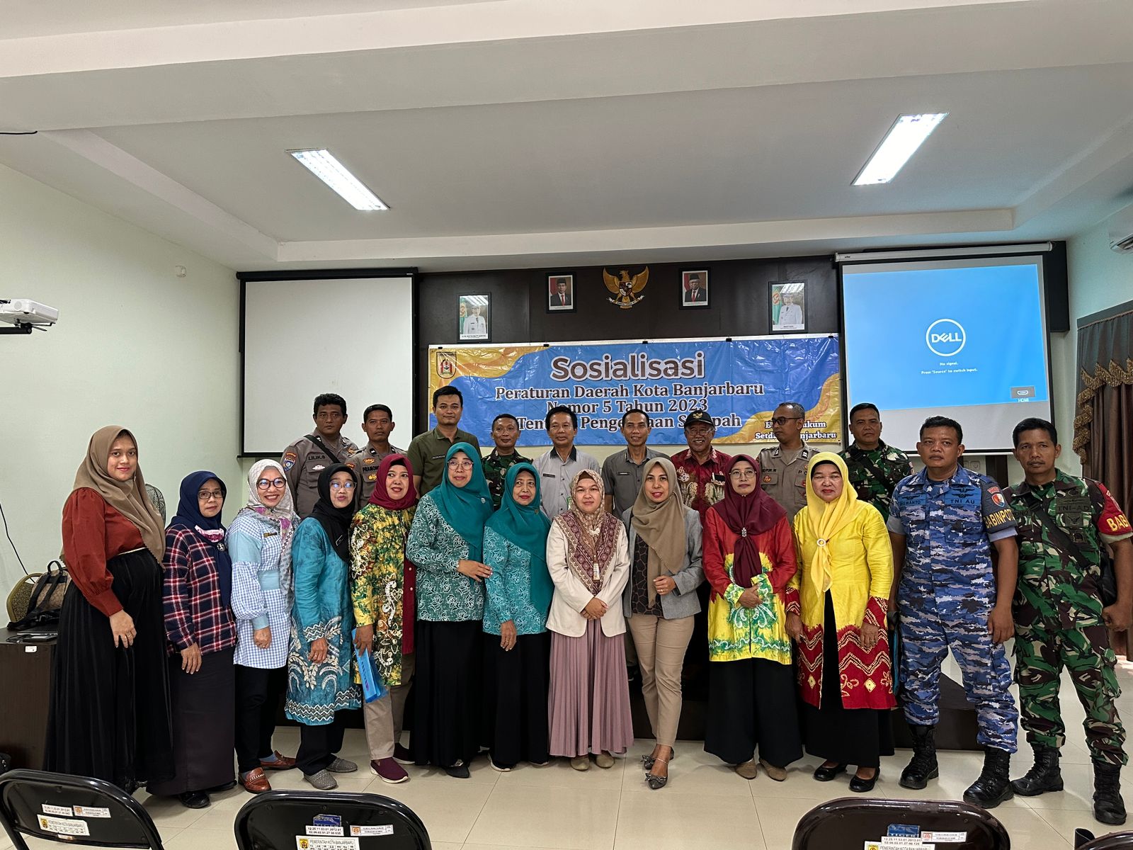 Sosialisasi Perda 5 Tahun 2023 tentang Pengelolaan Sampah di Kec. Landasan Ulin