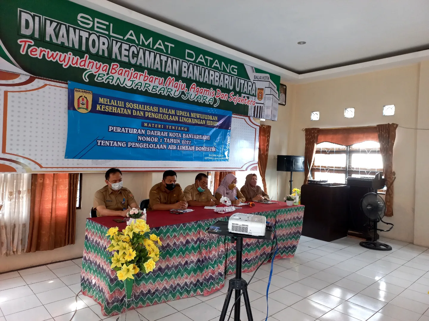 Sosialisasi Perda Nomor 1 Tahun 2021 di Kec. Banjarbaru Utara