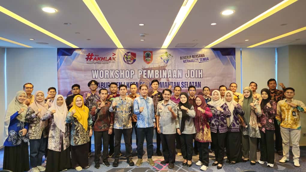 Workshop Pembinaan JDIH Kabupaten/Kota se Kalimantan Selatan 2025