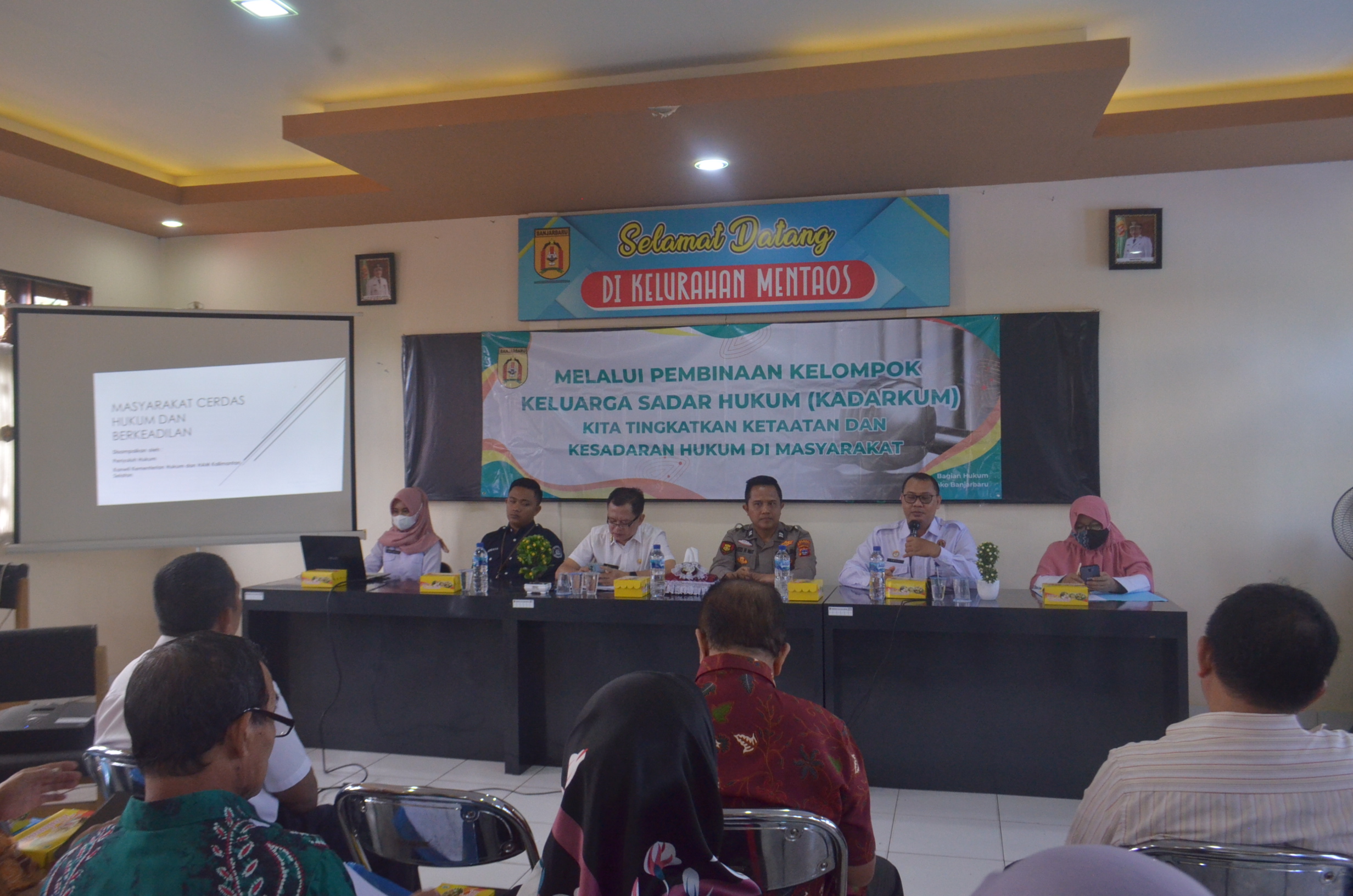Pembinaan Kadarkum di Kelurahan Mentaos Tahun 2022