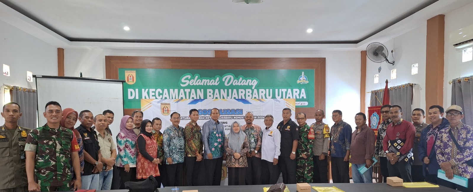 Sosialisasi Perda Penyelenggaraan Ketertiban Umum dan Ketentraman Masyarakat serta Perlindungan Masyarakat di Kec. Banjarbaru Utara