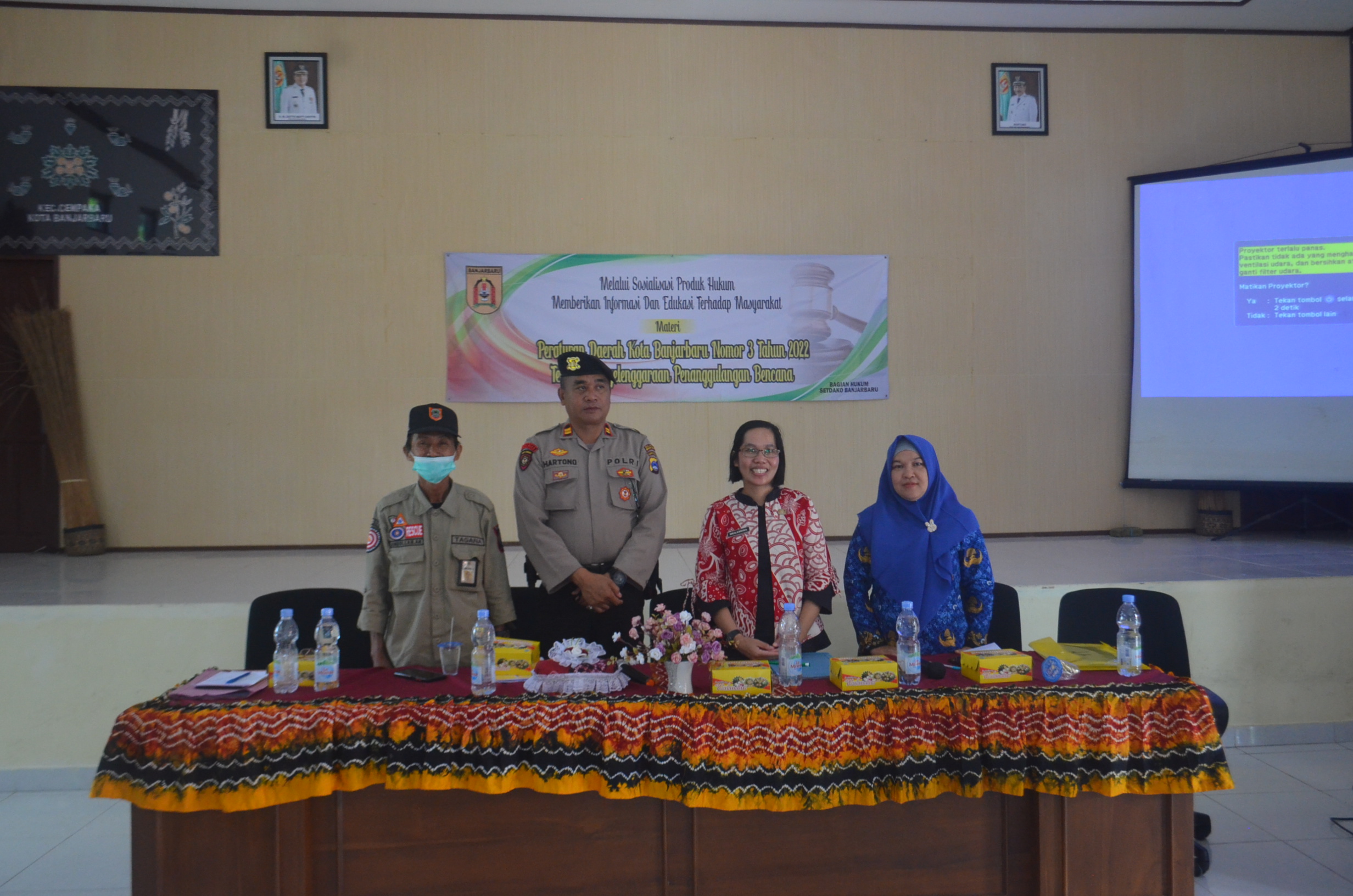 Sosialisasi Perda Nomor 3 Tahun 2022 Tentang Penyelenggaraan Penanggulangan Bencana di Kecamatan Cempaka