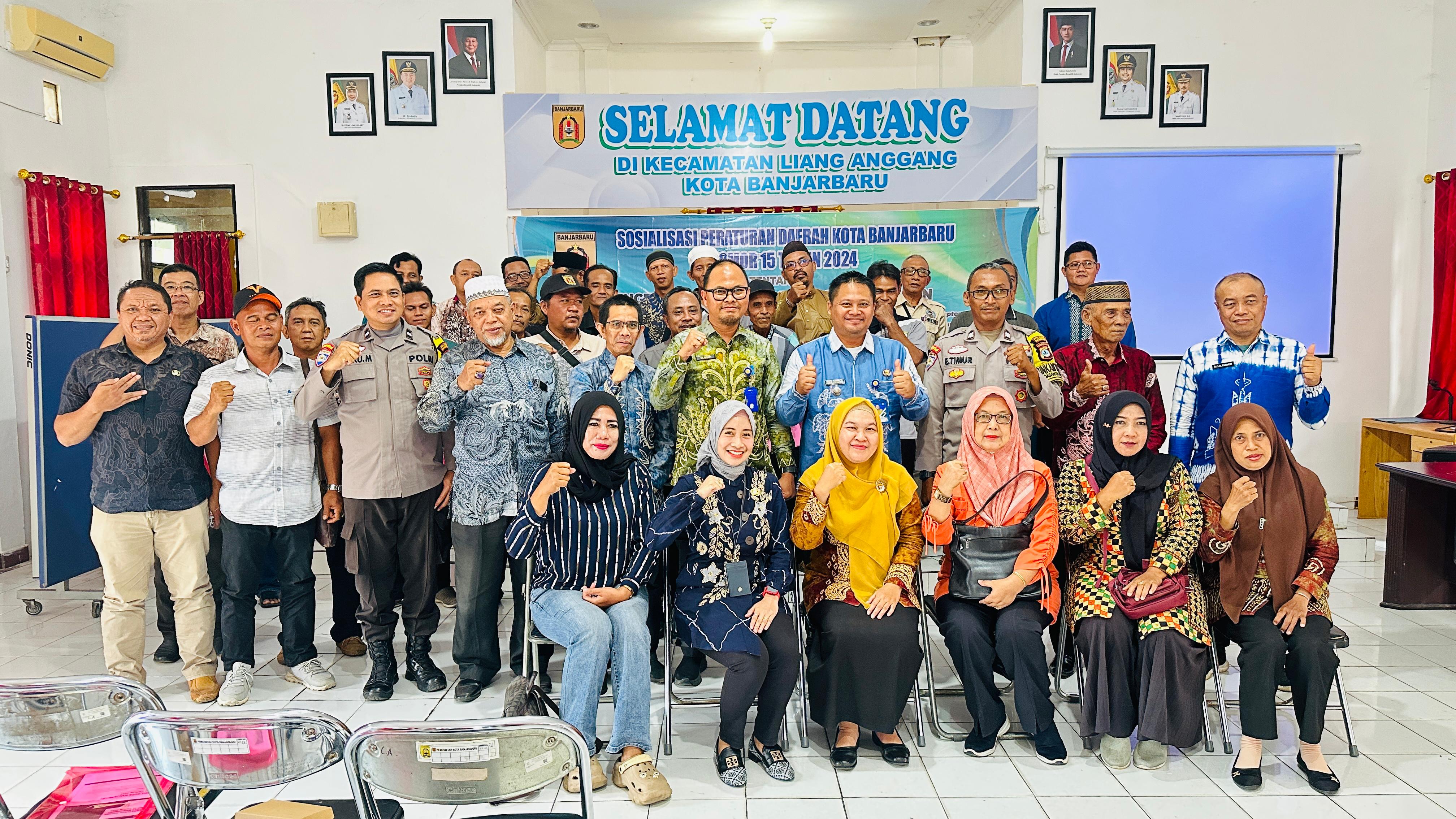 Sosialisasi Perda Nomor 15 Tahun 2024 Tentang Penyelenggaraan Perumahan dan Kawasan Pemukiman Kec. Liang Anggang