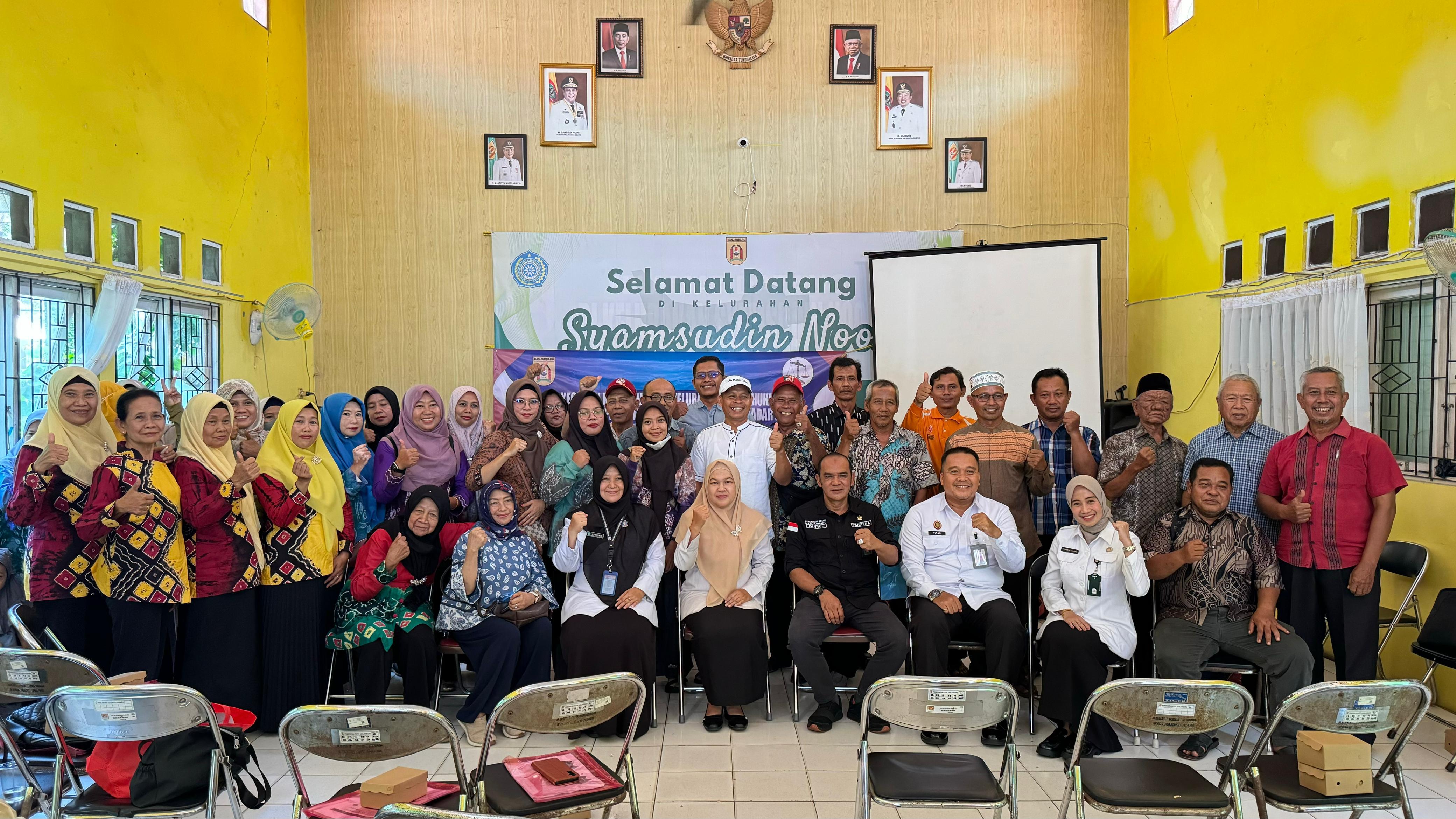 Pembinaan Kadarkum di Kelurahan Syamsudin Noor Tahun 2024